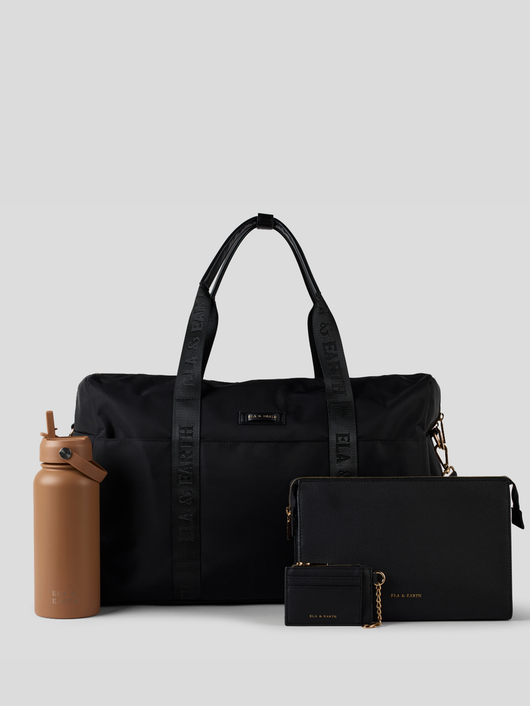 Core Weekender Set - Black / Biscuit 