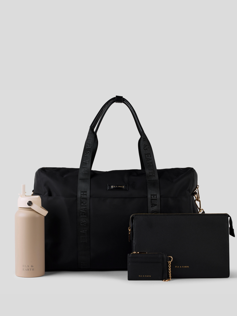Core Weekender Set - Black / Latte Blend 