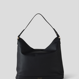 Large insulated slouch bag - Black With Gold 