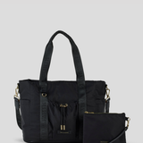 Medium Tote & Medium Pouch Set - Black