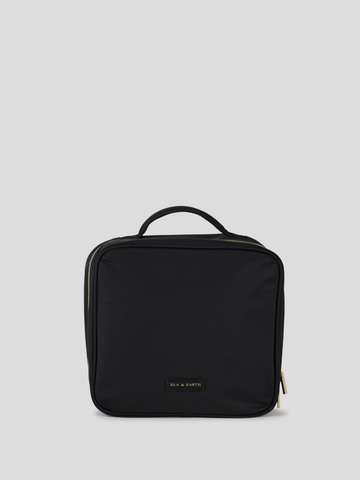 Fold Out Toiletries Bag - Black