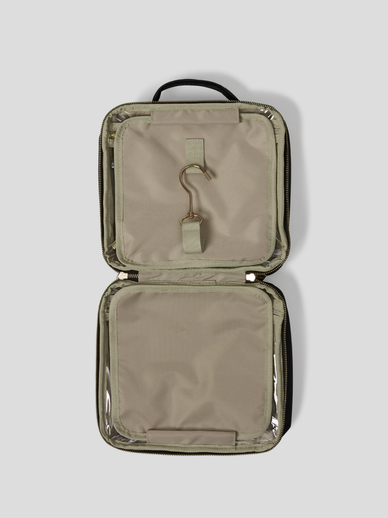 Hanging Toiletries Bag - Black