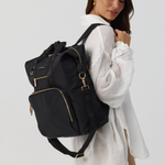 Stylish travel bag - Black With Gold 