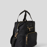 Compact backpack - Black With Gold 