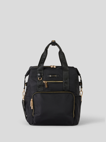 Chic everyday backpacks - Black With Gold 