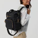 Stylish travel bag - Black With Gold 