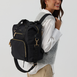 Stylish travel bag - Black With Gold 