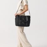 Medium Tote Bag - Black With gold 