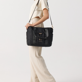 Medium Tote Bag - Black With gold 