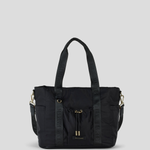 Medium Tote Bag - Black With Gold