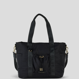 Stylish Tote Bag - Black With Gold 