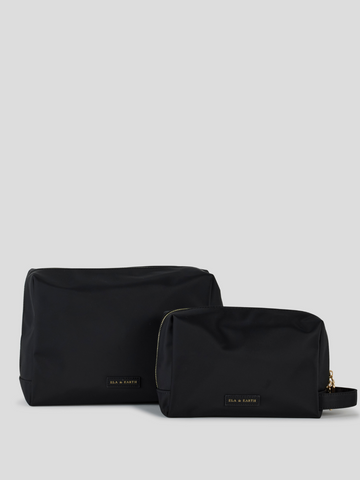 Travel Duo - Black With Gold 