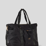 Durable Overnight Bag - Black With Gold