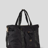 Durable Overnight Bag - Black With Gold