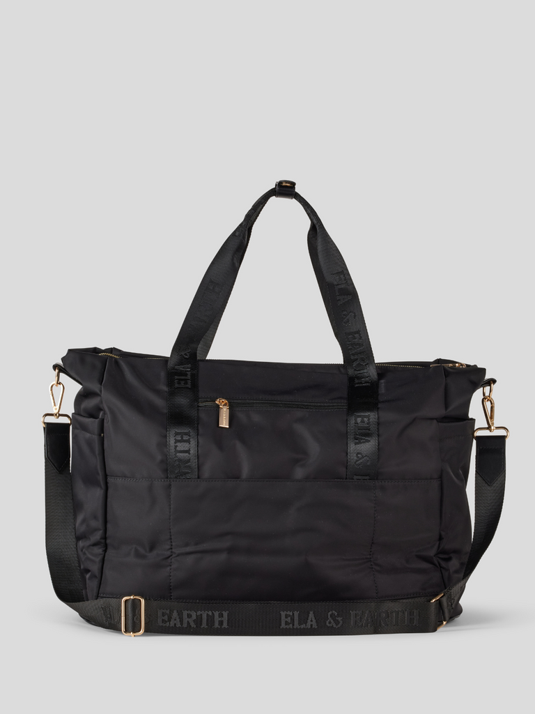 Carry On Luggage - Black With Gold