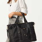 Travel Bag - Black With Gold