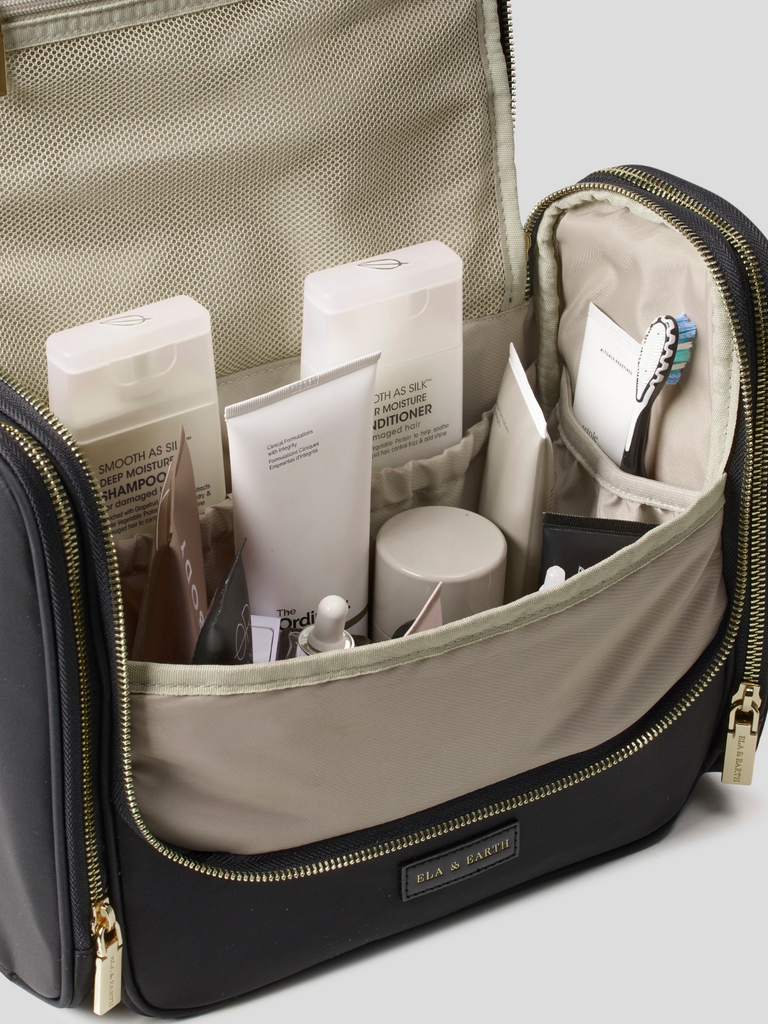 Aesthetic Toiletry Bag - Black