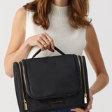 Compact Toiletries Bag - Black