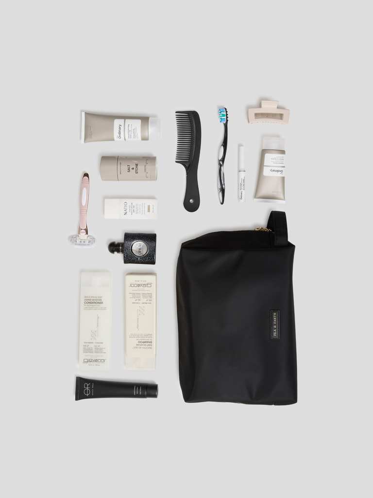 Lightweight Toiletries Pouch - Black