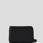 Toiletries Pouch - Black With Gold
