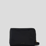 Toiletries Pouch - Black With Gold