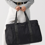Luxury Travel Bag - Black With Gold