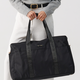 Luxury Travel Bag - Black With Gold