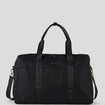 Weekender Travel Bag - Black With Gold