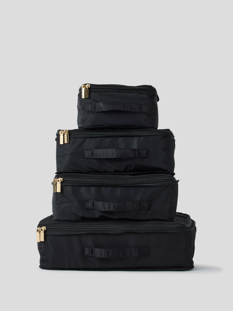 Travel organisers - Black With Gold 