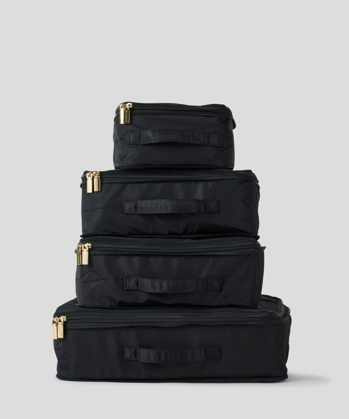 Zip Up Travel Cubes - Black 