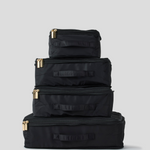 Zip Up Travel Cubes - Black 