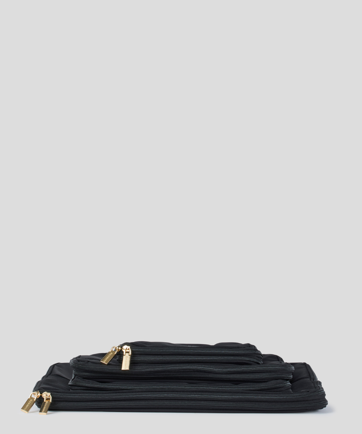 Zip Up Travel Cubes - Black 