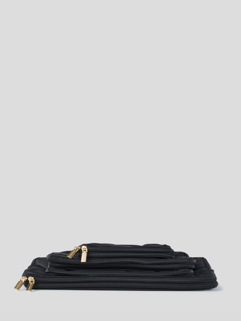 Zip Up Travel Cubes - Black 