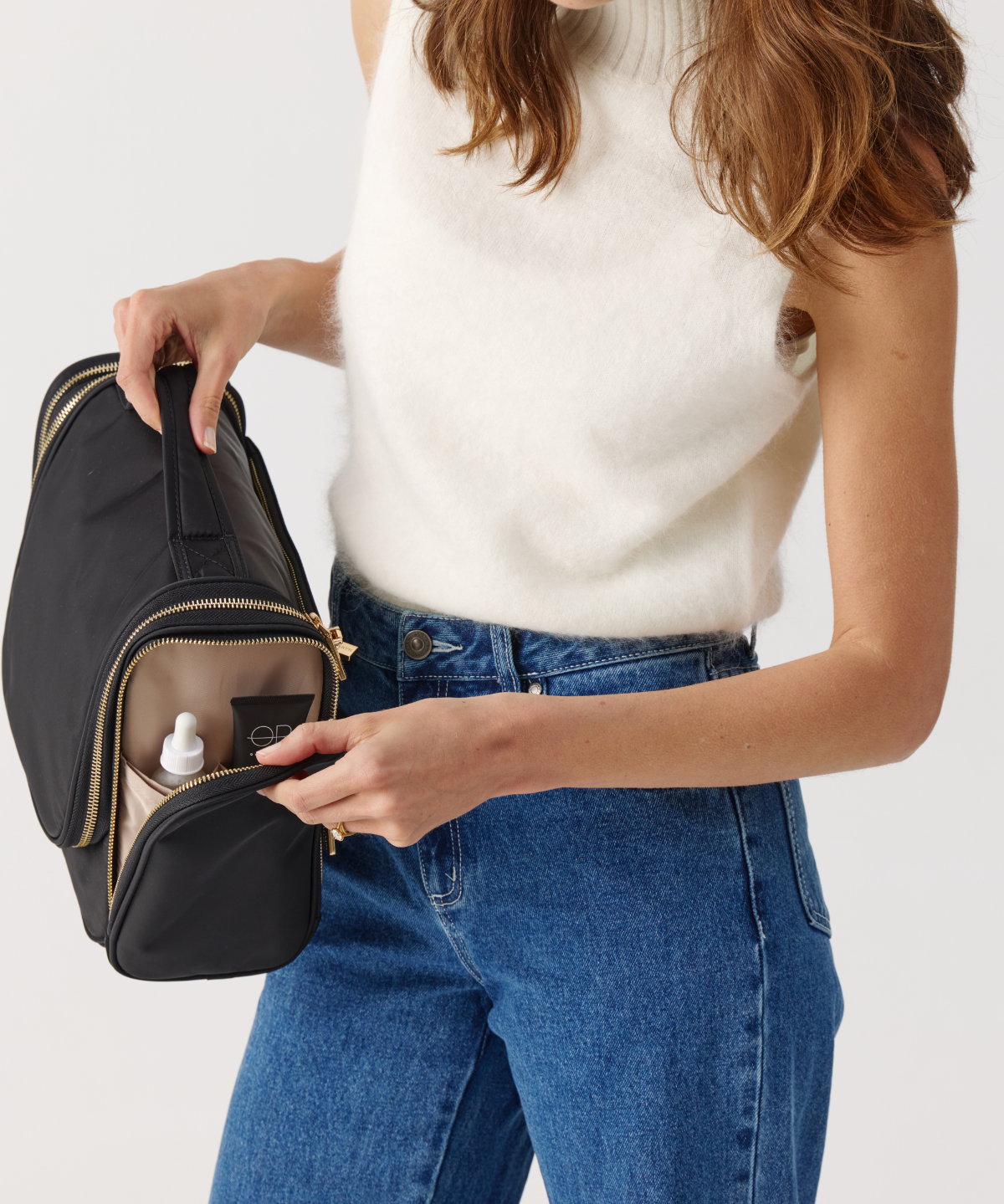 Lightweight Toiletries Bag - Black 