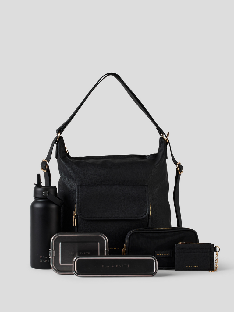 Ultimate Convertible Backpack Set - Black 