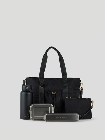 Ultimate Medium Tote - Black With Gold 