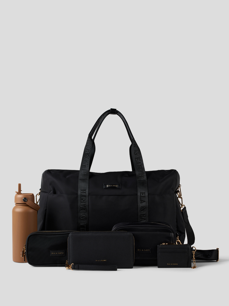 Ultimate Travel Set - Black / Biscuit 