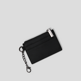 Card Holder Wallet - Black With Gunmetal 