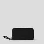 Dual Passport Wallet - black with gunmetal