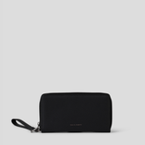 Dual Passport Wallet - black with gunmetal