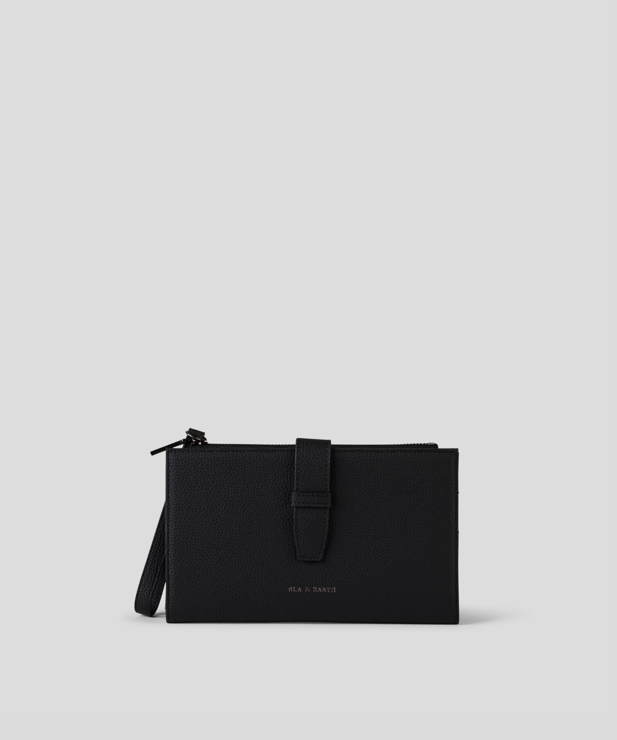 Family Passport Wallet - Black With Gunmetal 