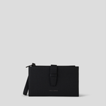 Family Passport Wallet - Black With Gunmetal 