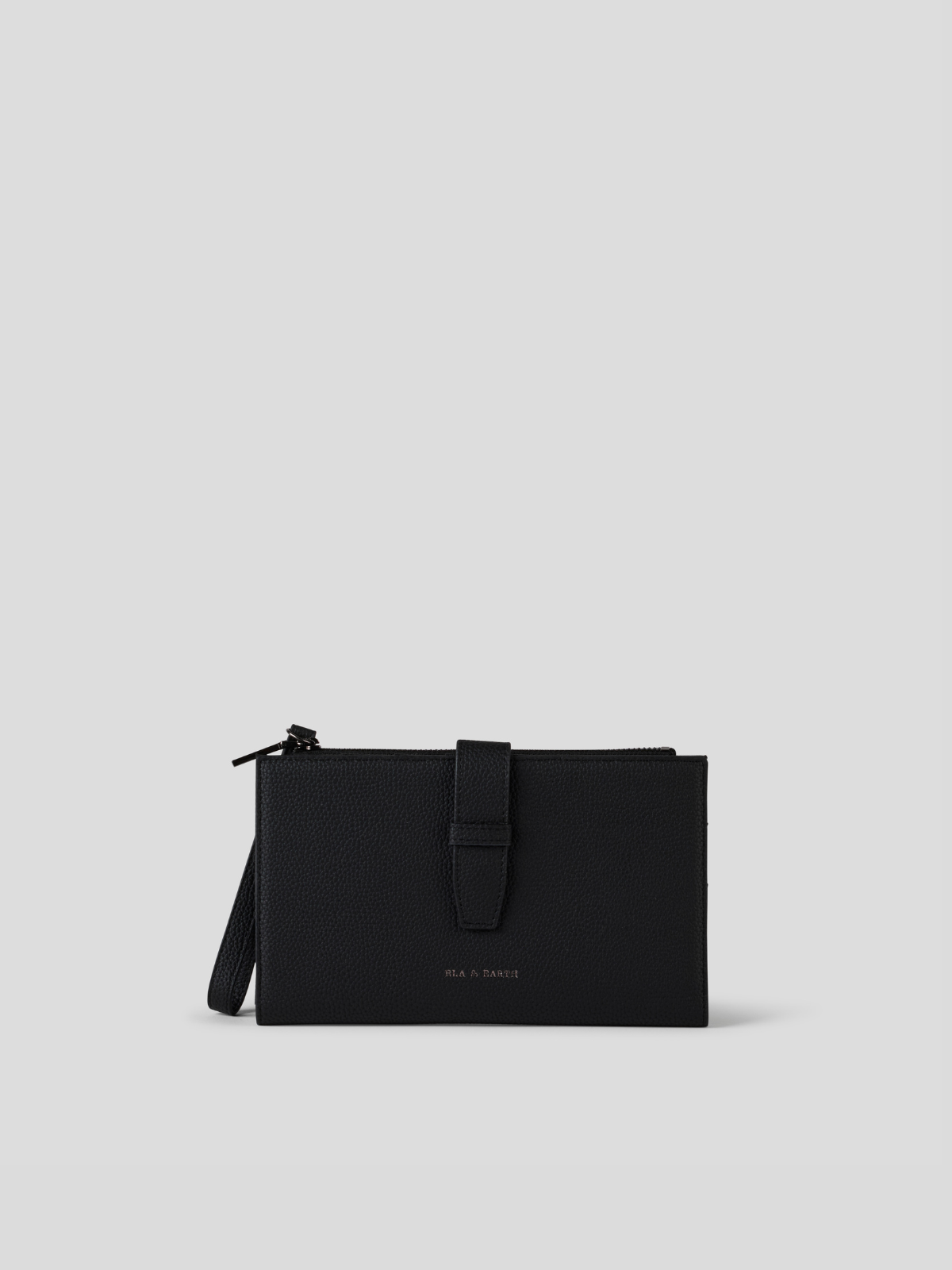 Family Passport Wallet - Black With Gunmetal 