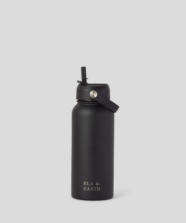 1000ml Water Bottle - Black 
