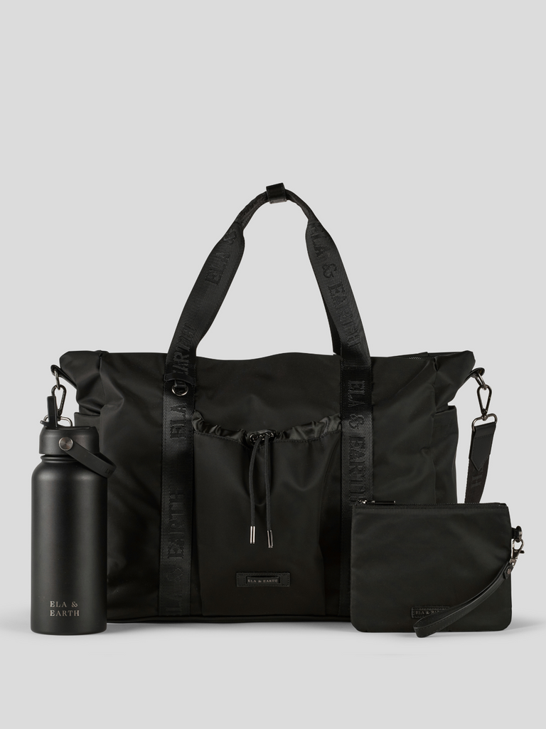 Overnight Set - Black With Gunmetal / Black