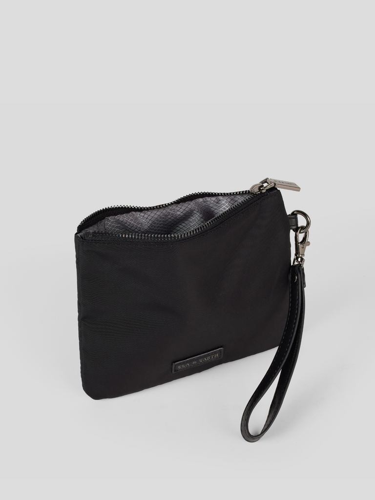 Medium Pouch - Black with Gunmetal