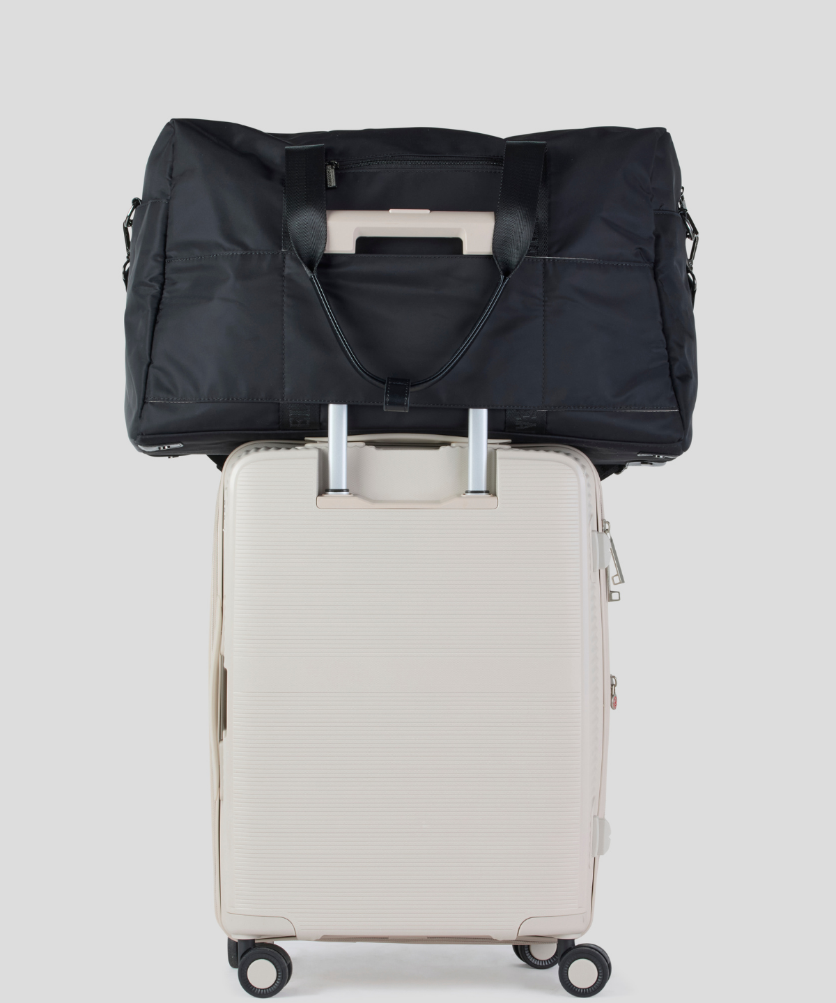 Women's Carry On Bag - Black With Gunmetal