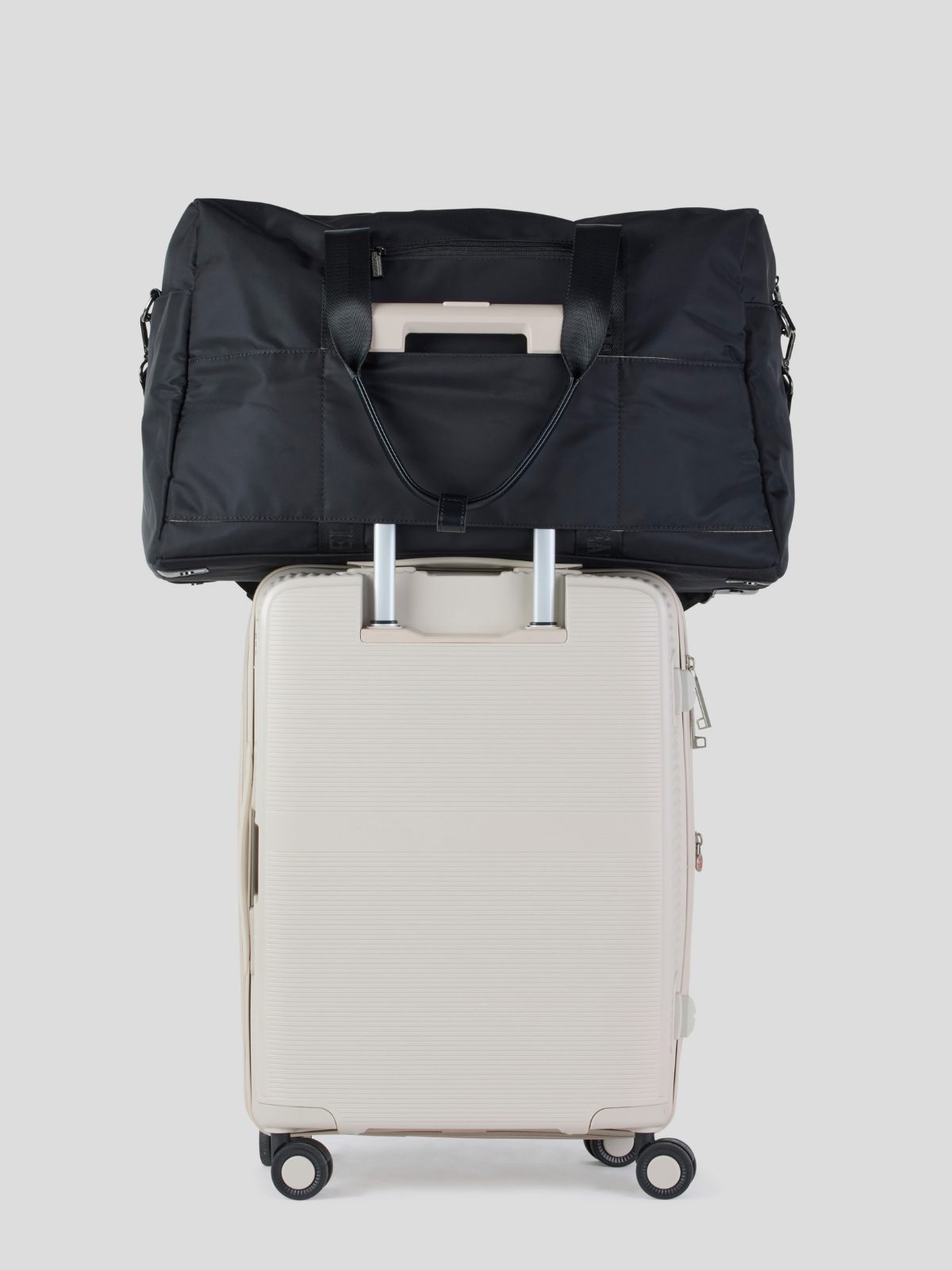 Women's Carry On Bag - Black With Gunmetal