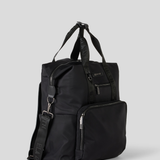 Compact backpack - Black With Gunmetal