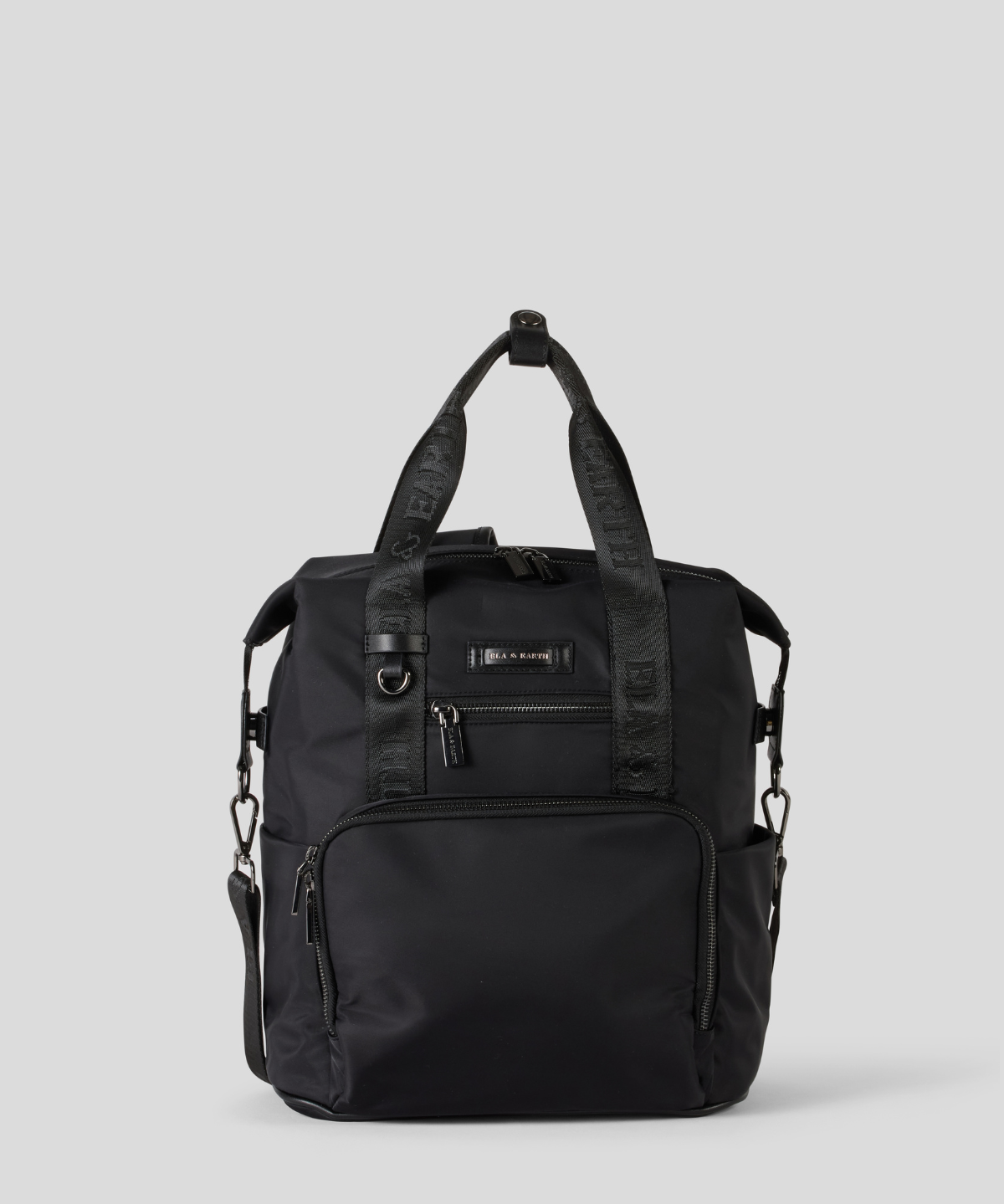 Chic everyday backpacks - Black With Gunmetal